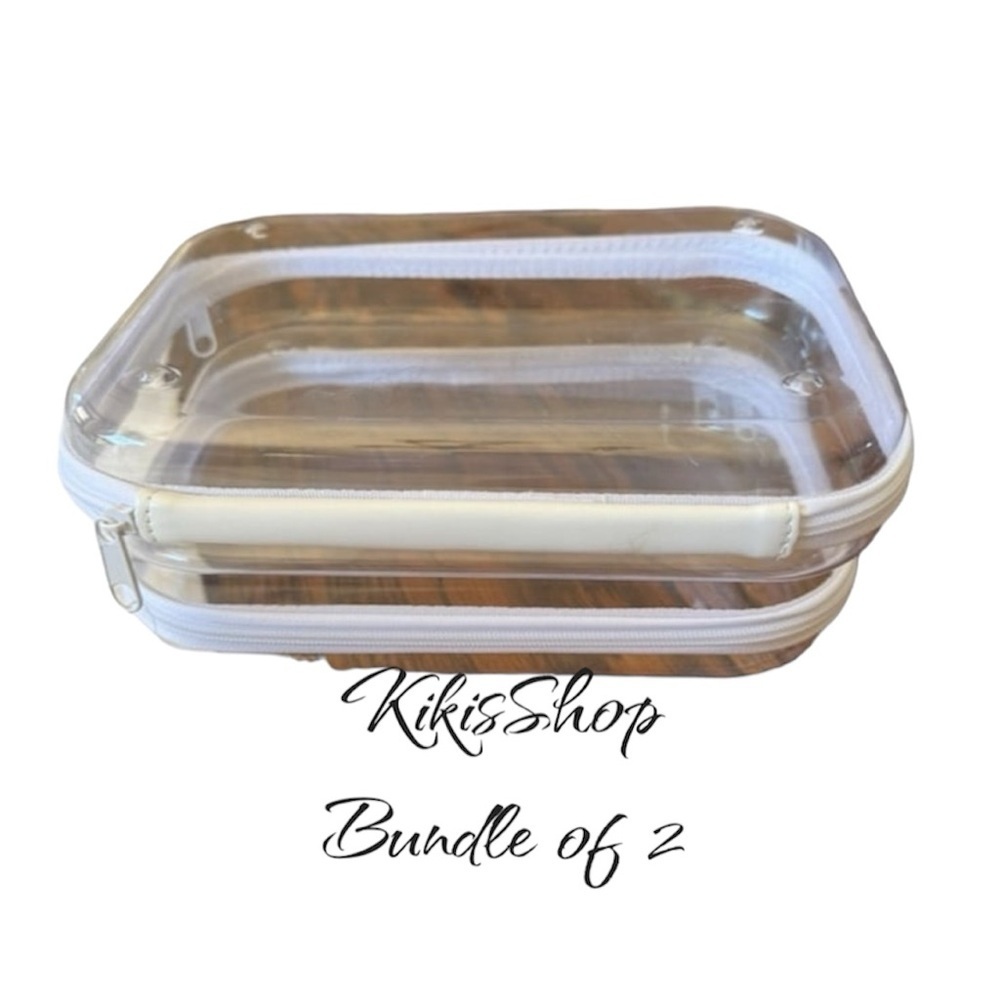 Hard Sided Zipper Pencil Case Clear -
ир&ир™ Bundle of 2